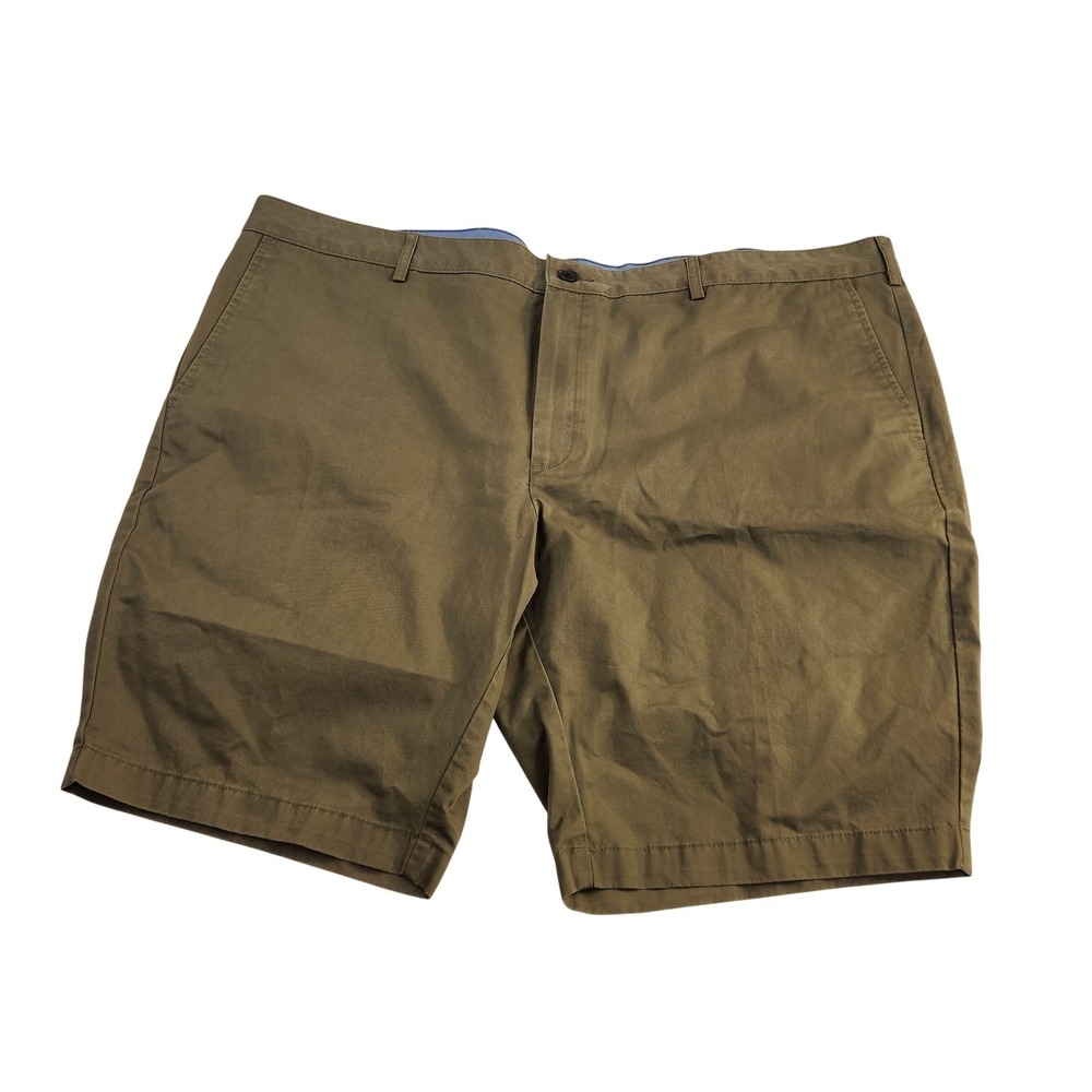 Jos. A. Bank 1905 Mens Chino Shorts Size 46 Brown Cotton Flat Front  NEW‎ NWT
